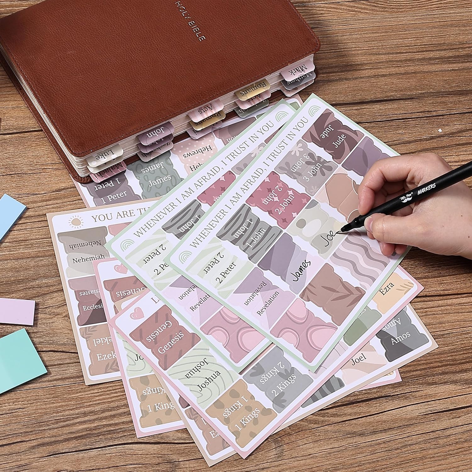 Mr. Pen- Bible Journaling Kit, Bible Study Supplies, No Bleed Bible Highlighters and Pens No Bleed, Christmas Gift
