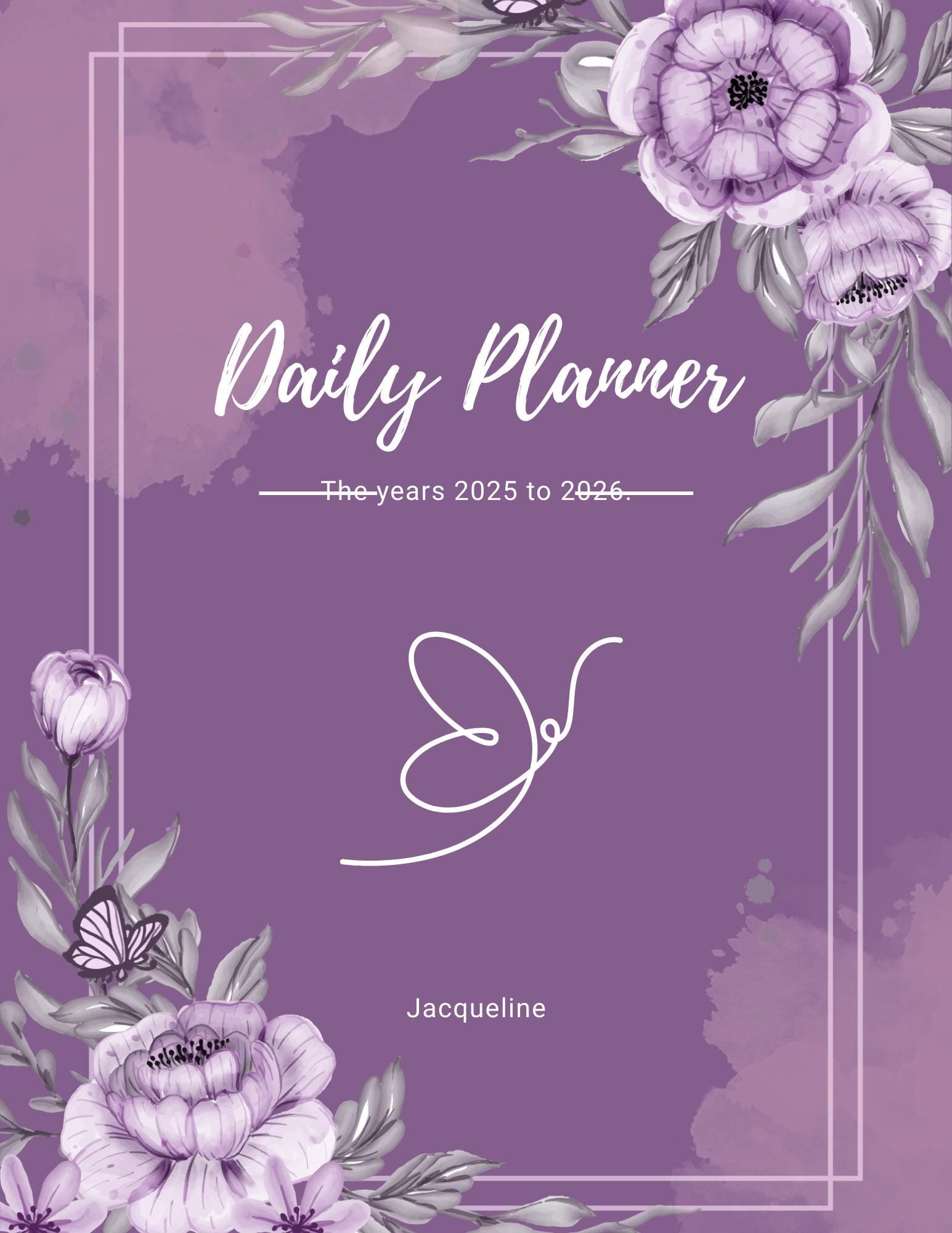Daily planner and journal