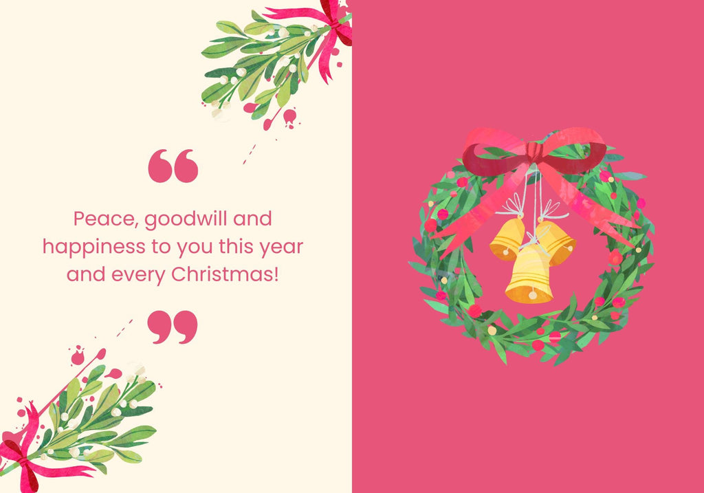 Christmas Greeting Card personalization