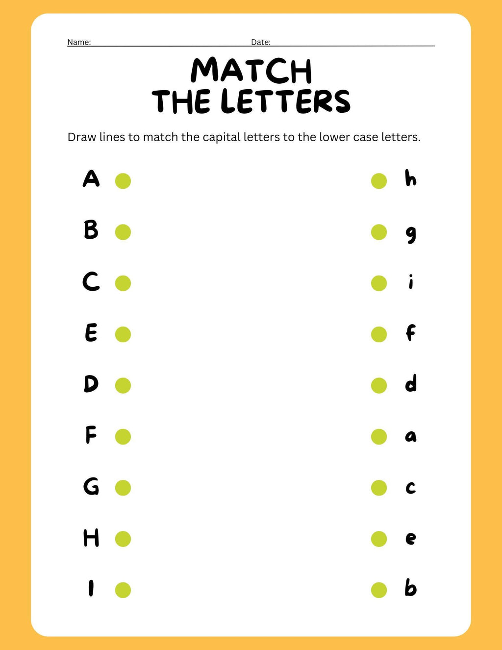 kids learning activities